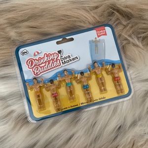 Drinking Buddies drink markers NEW